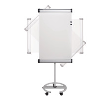 MAUL Flipchart MAULsolid flip2use Rundfuss, 6370682