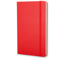 MOLESKINE Notizbuch Classic A5 kariert rot, 033-8