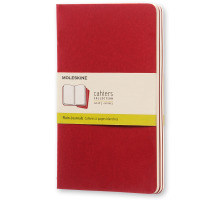 MOLESKINE Notizheft Cahier A5 blanko, rot 3 Stck, 103-8