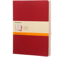 MOLESKINE Notizheft Cahier A4 liniert, rot 3 Stck, 107-6