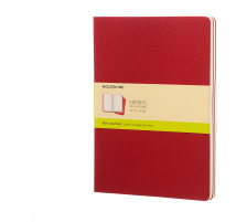 MOLESKINE Notizheft Cahier A4 blanko, rot 3 Stck, 109-0