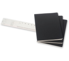 MOLESKINE Notizheft Cahier A4 liniert, schwarz 3 Stck, 501-4