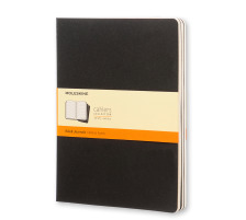 MOLESKINE Notizheft Cahier A4 liniert, schwarz 3 Stck, 501-4