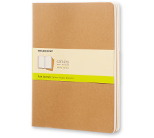 MOLESKINE Notizheft Cahier A4 blanko, natur 3 Stck, 506-9