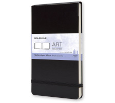 MOLESKINE Aquarell-Skizzenbuch A5 blanko schwarz, 562-5