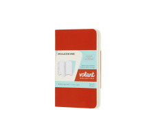 MOLESKINE Notizheft 10,5x6,5cm liniert, korall/marine, 56 S., 620480