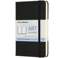 MOLESKINE Aquarell-Notizbuch HC P/A6 schwarz, 60 Seiten, 626741