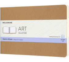 MOLESKINE Album d'squisse HC L/A5 en blanc, brun, 88 pages, 626789