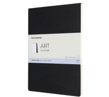 MOLESKINE Skizzenblock Karton A4 blanko, schwarz, 48 Seiten, 626857