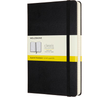 MOLESKINE Notizbuch HC L/A5 kariert, schwarz, 240 Seiten, 628011