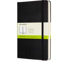 MOLESKINE Notizbuch HC L/A5 blanko, schwarz, 240 Seiten, 628028