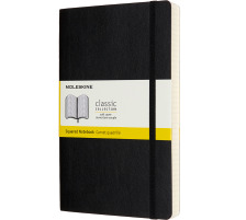 MOLESKINE Notizbuch SC L/A5 kariert, schwarz, 240 Seiten, 628059