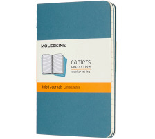 MOLESKINE Carnet carton 3x P/A6 ling, vivid bleu, 64 pages, 629582