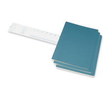 MOLESKINE Notizheft XL Karton 25x19cm liniert,lebhaftes blau,120 S., 629605