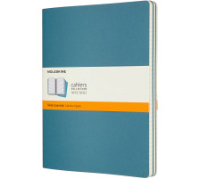 MOLESKINE CahierxL 3x 25x19cm ling, vivid bleu, 120 pages, 629605