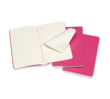 MOLESKINE Notizbuch Karton P/A6 liniert,kinetisches pink,64S., 629643