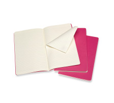 MOLESKINE Notizbuch Karton L/A5 liniert,kinetisches pink,80S., 629650