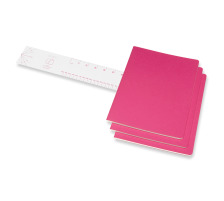 MOLESKINE Notizheft XL Karton 25x19cm liniert,kinetischespink,120S., 629667