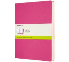 MOLESKINE CahierxL 3x 25x19cm en blanc, pink, 120 pages, 629698