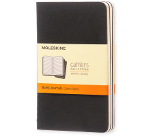 MOLESKINE Notizheft Cahier A6 liniert, schwarz 3 Stck, 704895