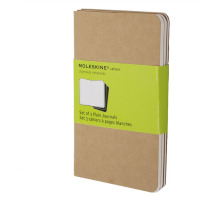 MOLESKINE Notizheft Cahier A6 blanko, natur 3 Stck, 704949