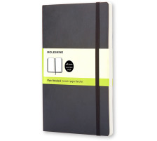 MOLESKINE Carnet Soft A6 en blanc noir, 714-8