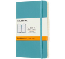 MOLESKINE Notizbuch P/A6 liniert, SC, Riff Blau, 715468