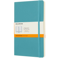 MOLESKINE Notizbuch L/A5 liniert, SC, Riff Blau, 715505