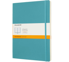 MOLESKINE Notizbuch XL liniert, SC, Riff Blau, 715543