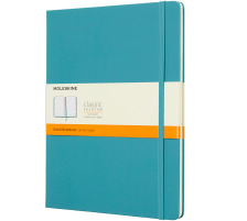 MOLESKINE Notizbuch XL liniert, HC, Riff Blau, 716076