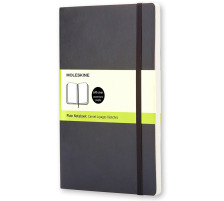 MOLESKINE Carnet Soft A5 en blanc noir, 720-9