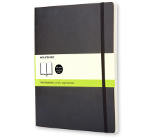 MOLESKINE Carnet Soft XL en blanc noir, 726-1