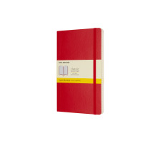 MOLESKINE Notizbuch L/A5 Kariert,SoftCover,Scharlach, 854641