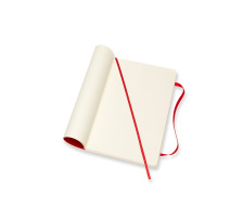 MOLESKINE Notizbuch L/A5 Blanko,Soft Cover,Scharlach, 854658