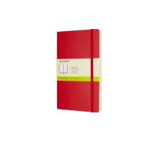 MOLESKINE Notizbuch L/A5 Blanko,Soft Cover,Scharlach, 854658