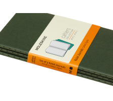 MOLESKINE Cahier P/A6, 3x, Liniert Myrtengrn 3 Stck, 855211