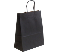 NEUTRAL Tragetasche Allegra schwarz Kraft,110g, 22x10x27cm 25 Stk., SDF22-798