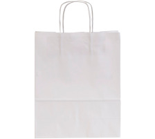 NEUTRAL Tragetasche Allegra weiss Kraft,110g, 22x10x27cm 25 Stk., SDS22-BIA