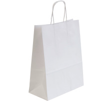 NEUTRAL Tragetasche Allegra weiss Kraft,110g, 22x10x27cm 25 Stk., SDS22-BIA