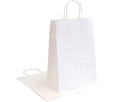 NEUTRAL Tragetasche Allegra weiss Kraft,110g, 26x12x36cm 25 Stk., SDS26-BIA