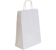 NEUTRAL Tragetasche Allegra weiss Kraft,110g, 26x12x36cm 25 Stk., SDS26-BIA