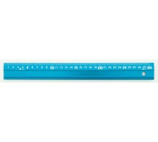 NT Lineal Alu 30cm blau, 65415