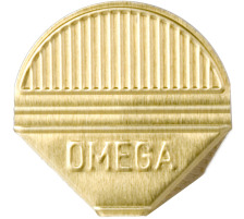 OMEGA Eckklammern gold 100 Stk., 100/22