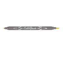 ONLINE Callibrush Pen Double Tip 2mm Fluo Yellow, 19053/6