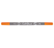 ONLINE Callibrush Pen Double Tip 2mm Fluo Orange, 19054/6