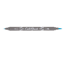 ONLINE Callibrush Pen Double Tip 2mm Light Blue Light Blue, 19059/6