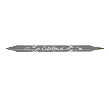 ONLINE Callibrush Pen Double Tip 2mm Olive, 19071/6