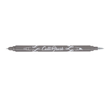 ONLINE Callibrush Pen Double Tip 2mm Grey, 19072/6