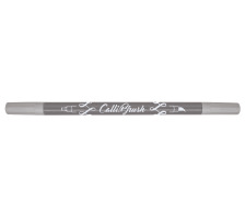 ONLINE Callibrush Pen Double Tip 2mm Grey, 19072/6