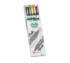 ONLINE Callibrush Pen Double Tip 2mm Pastel ass. 5 Stck, 19079